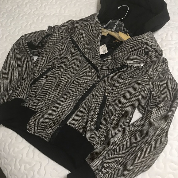 Jack by BB Dakota Pamelia Herringbone Jacket, Med - Picture 5 of 8